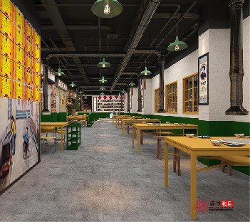 合肥蜀山區燒烤店設計裝修案例